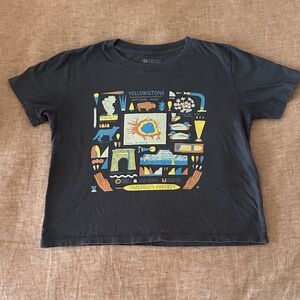 Yellowstone Parks Project cropped Tee